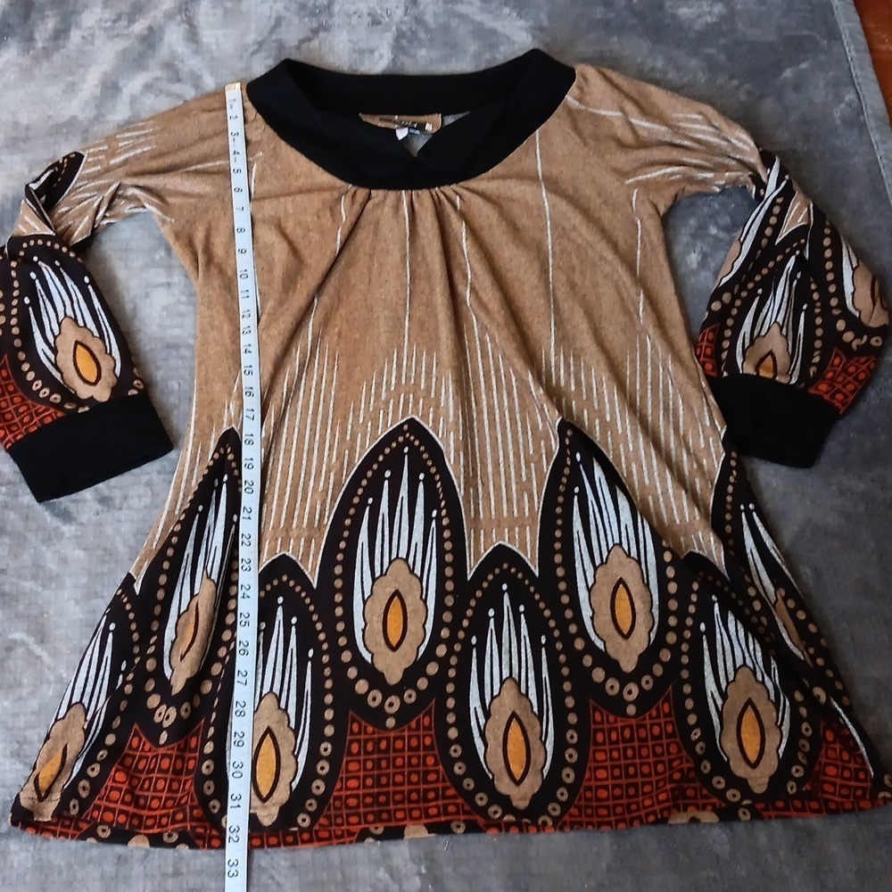 Granola Grunge, Boho Academia, Fairy Grunge Dress, Long Sleeve Slip On - Picture 7 of 9
